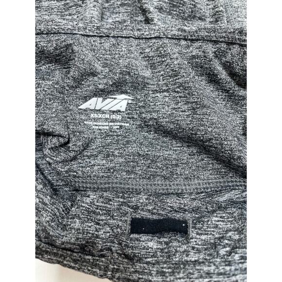 Avia High Waisted Active Yoga Leggings Pull On Stretch Heathered Gray Pocket XS - Picture 6 of 8